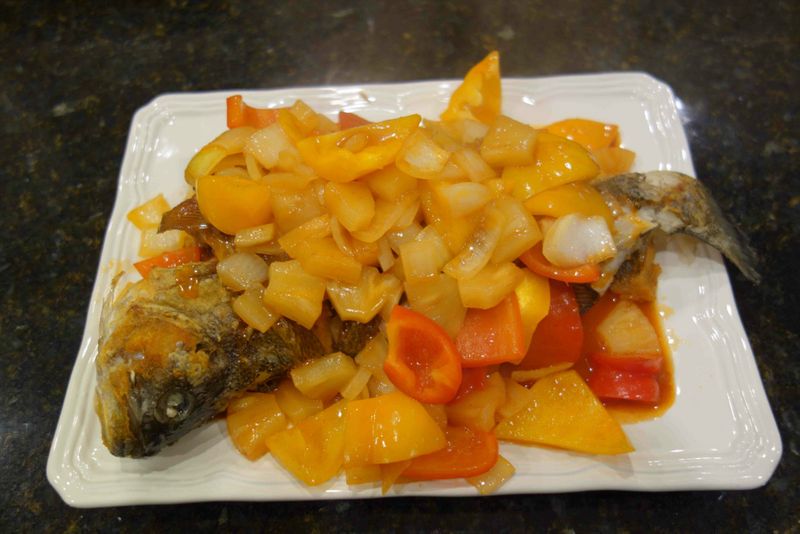 "糖醋鱸魚"