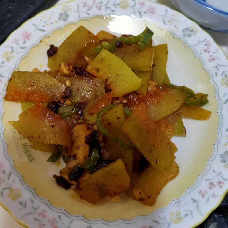 清炒翠瓜皮