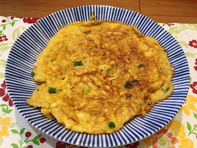 金針菇煎蛋