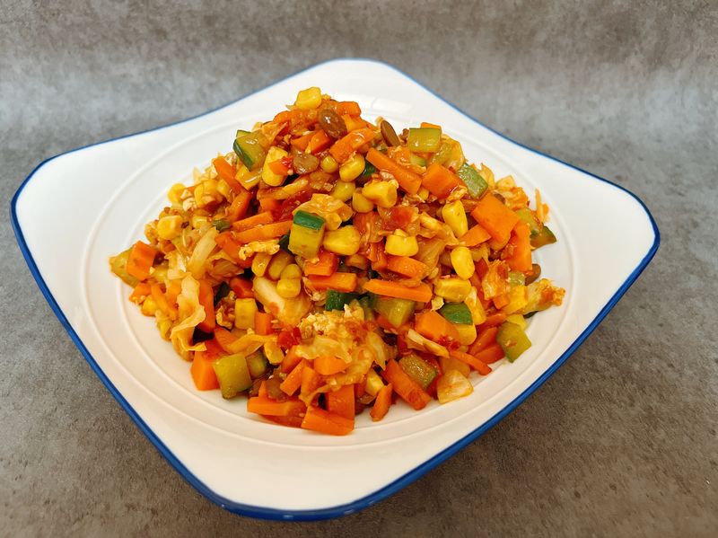 麻婆風味蔬菜
