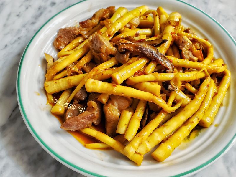 箭筍炒肉絲