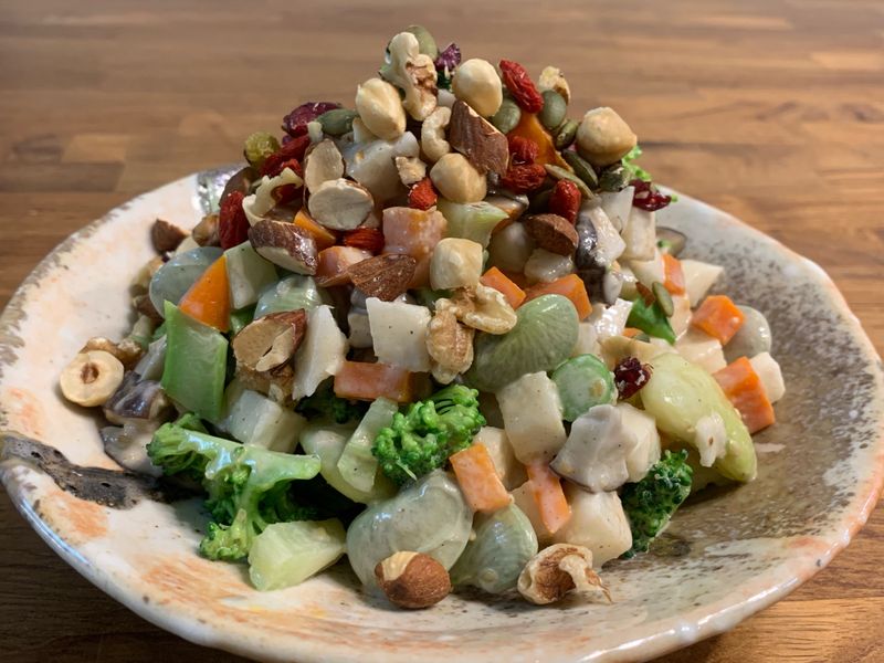 拌一拌山藥丁（清冰箱料理）