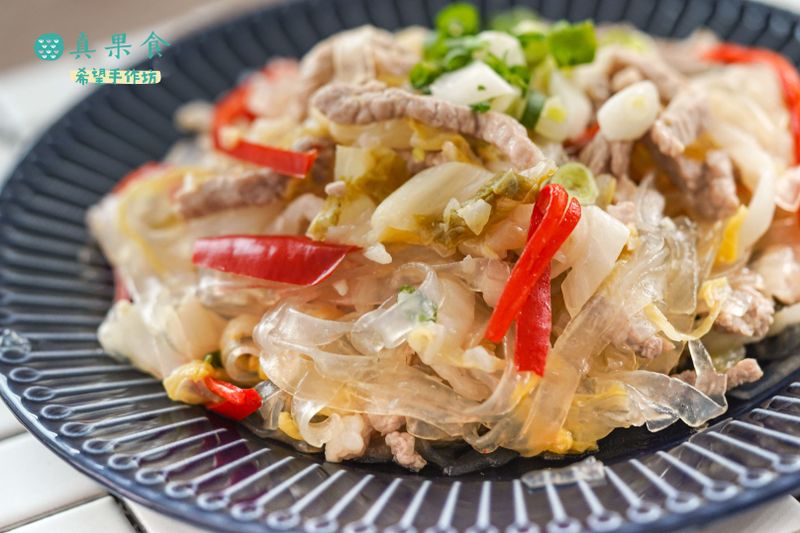 【酸白菜肉絲冬粉】酸香開胃好過癮