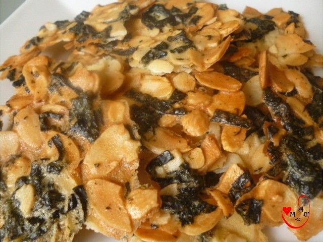海苔杏仁瓦片(可素食)