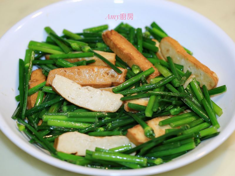 韭菜花炒豆干