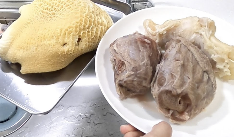 處理牛三寶(牛腱心 牛筋 牛肚）