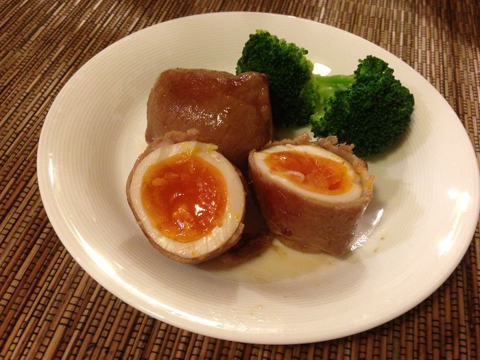 糖心蛋豬肉捲