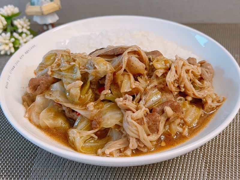 沙茶肉片燴飯