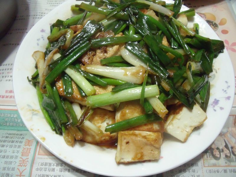 蔥燒豆腐