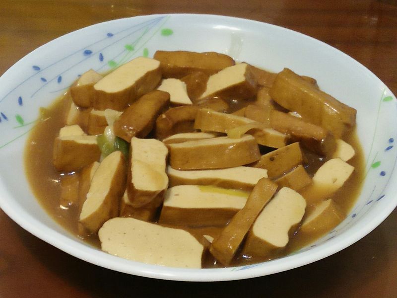 青蔥炒豆干