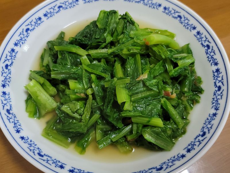 油蔥酥拌炒A菜