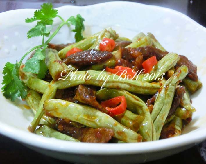 【龜甲萬樂享醍醐味】四季豆炒牛肉