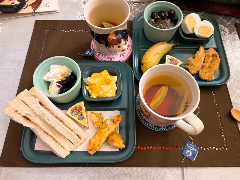 劉太太野餐篇❤️希臘優格藍莓三明治❤️