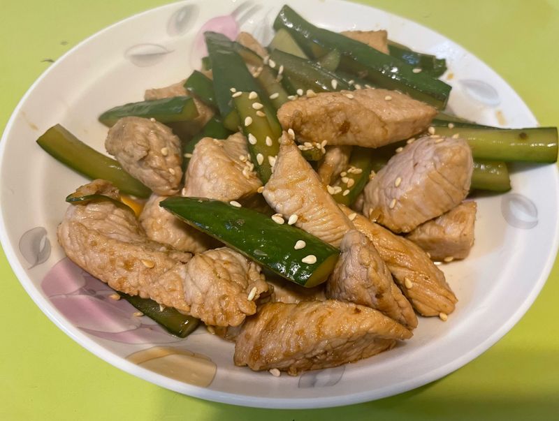 豬肉炒黃瓜