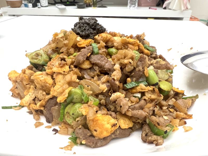 無米松露肉絲炒飯~無負擔❤️