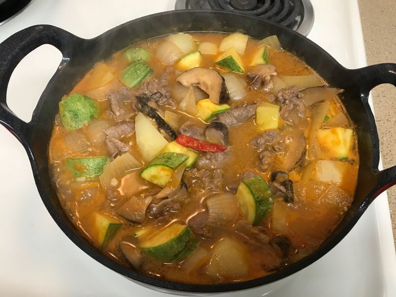 韓式牛肉大醬湯