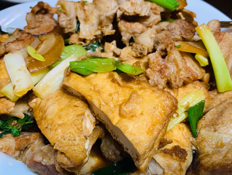 ⭐️最愛媽媽味⭐️五花肉片炒油豆腐