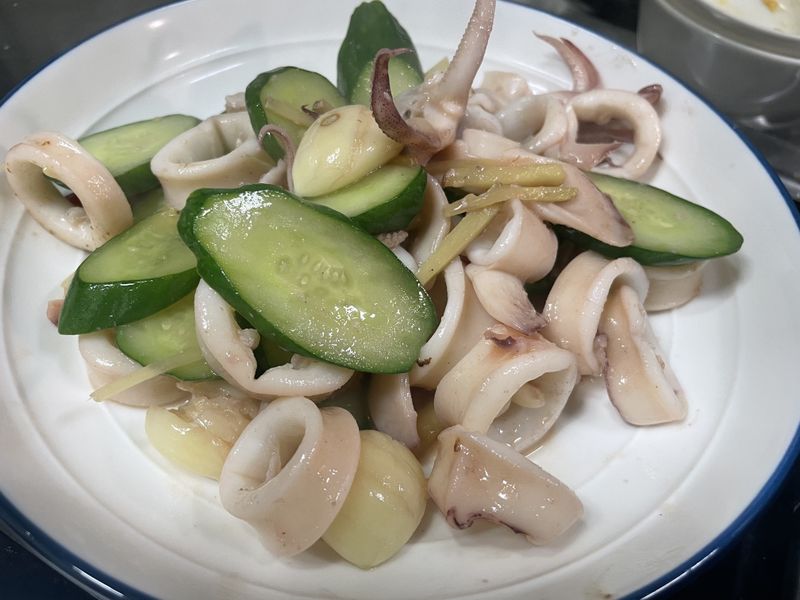 清炒花枝