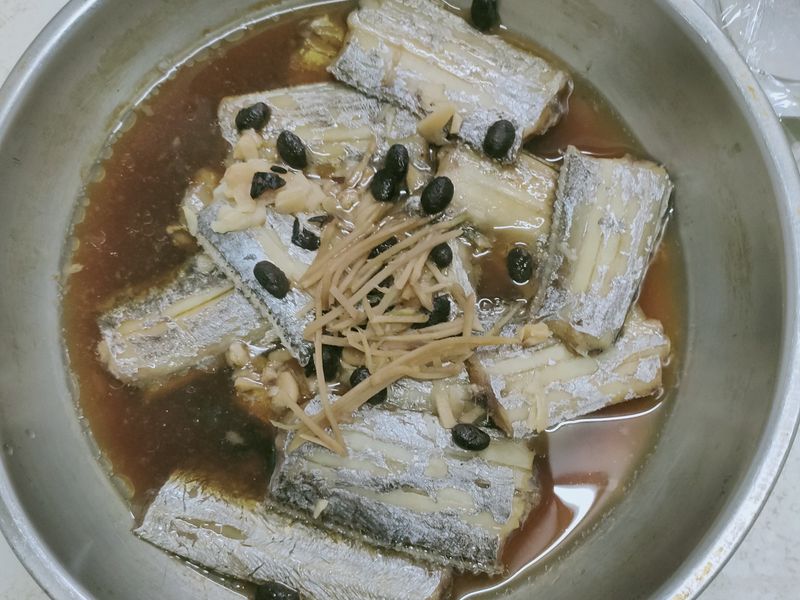 豆鼓蒸白帶魚