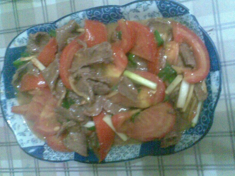 番茄炒牛肉