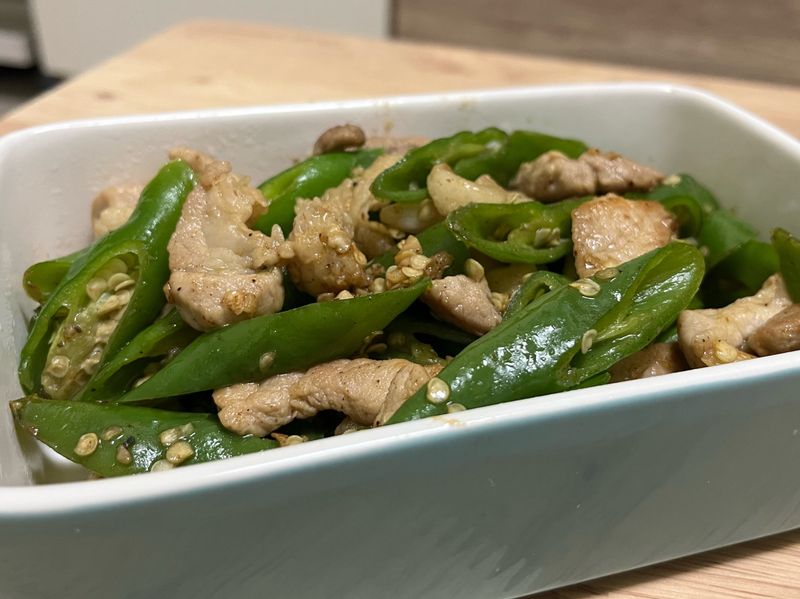 糯米椒炒肉