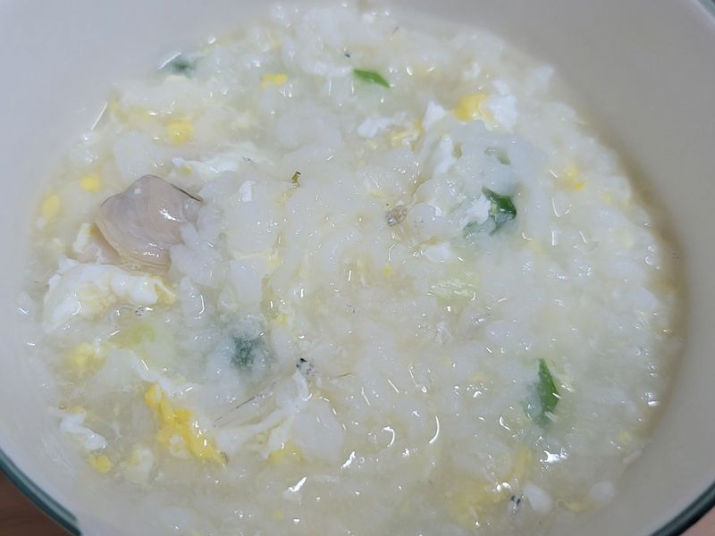 蛤蜊蛋蛋粥