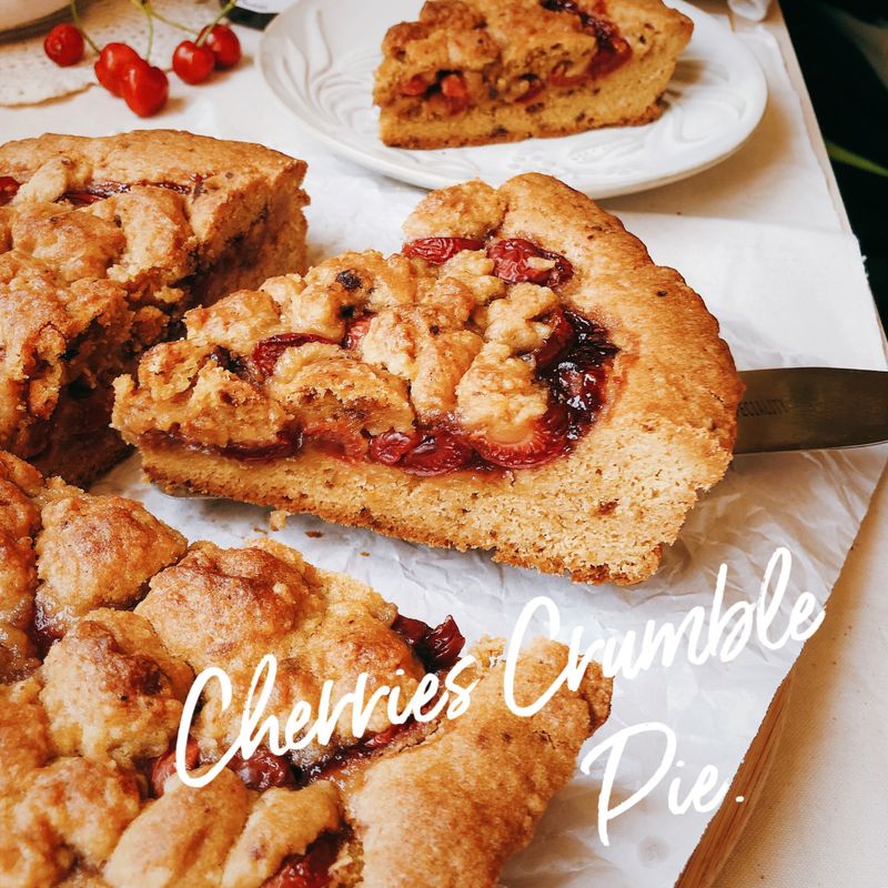 「強烈風味」簡單櫻桃派酥餅Crumble
