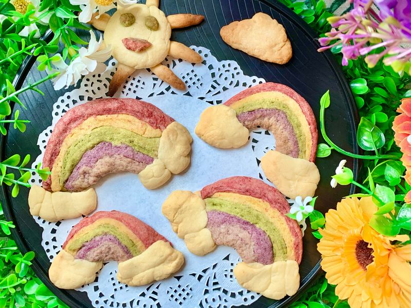 🌞🌈彩虹餅乾🌈🌞