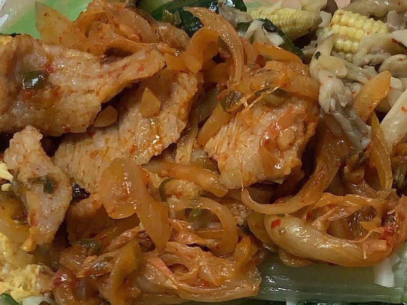 泡菜炒豬肉