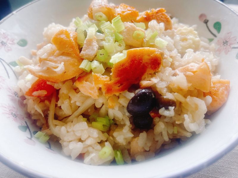 仲夏鮭魚蒸飯