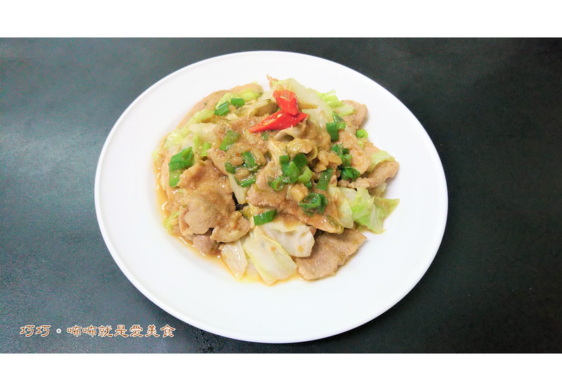 台式沙茶豬肉炒高麗菜