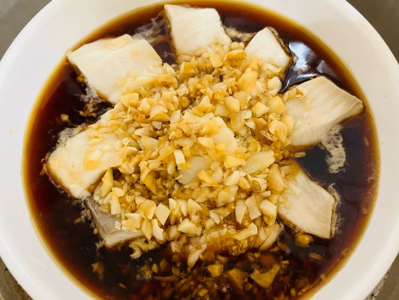 蒜泥魚肉