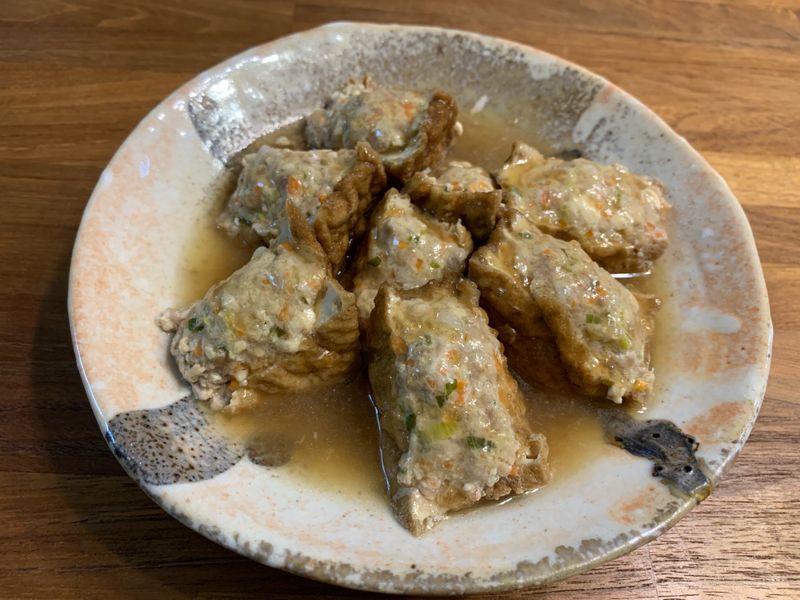 油豆腐鑲肉