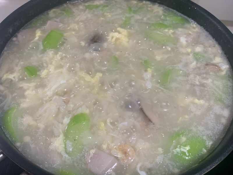 絲瓜芋頭粥