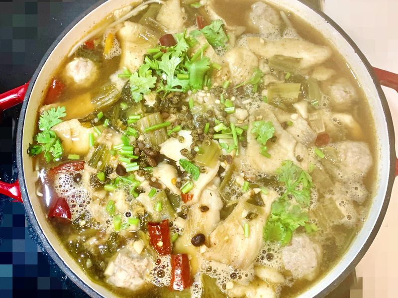 鍋|陽春酸菜魚