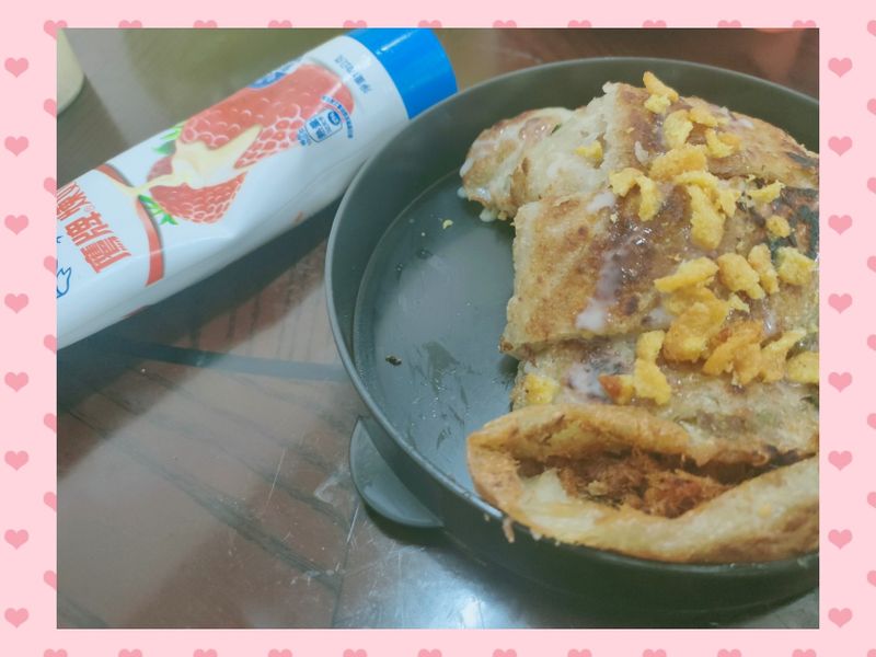 肉鬆可樂果煉奶蔥捲