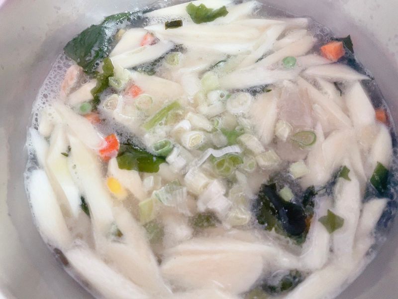 筊白筍味噌湯