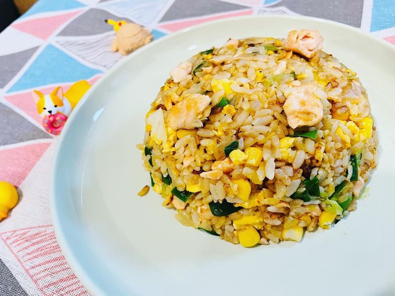 鮭魚蛋炒飯🥚