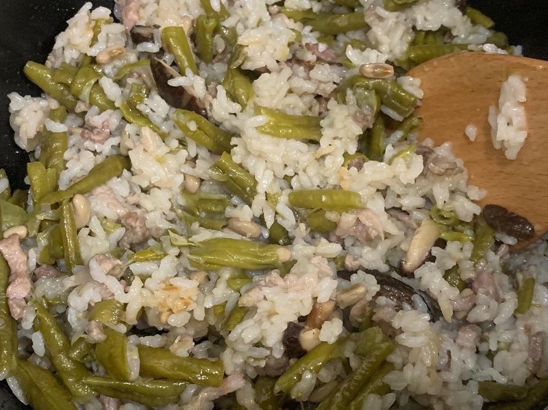 菜豆炊飯