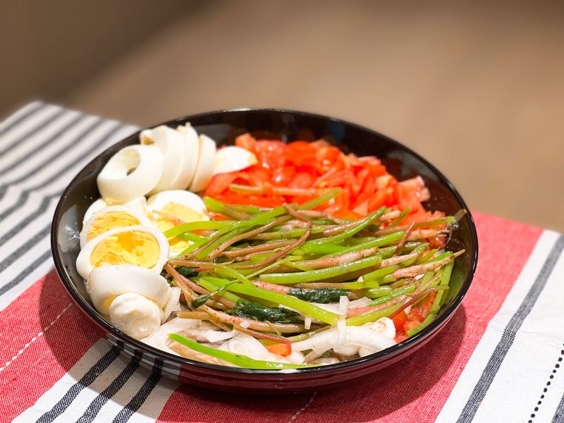 涼拌莧菜根莖