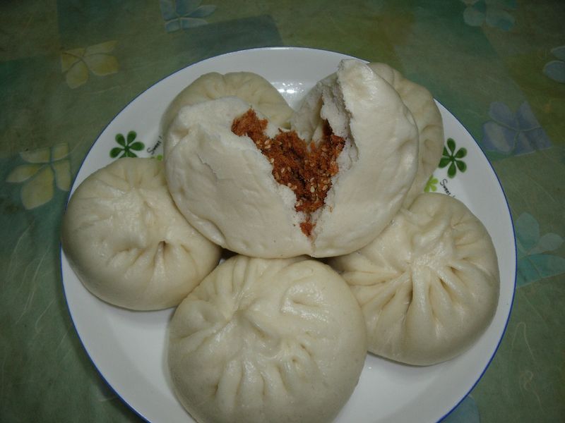 海苔肉鬆包子