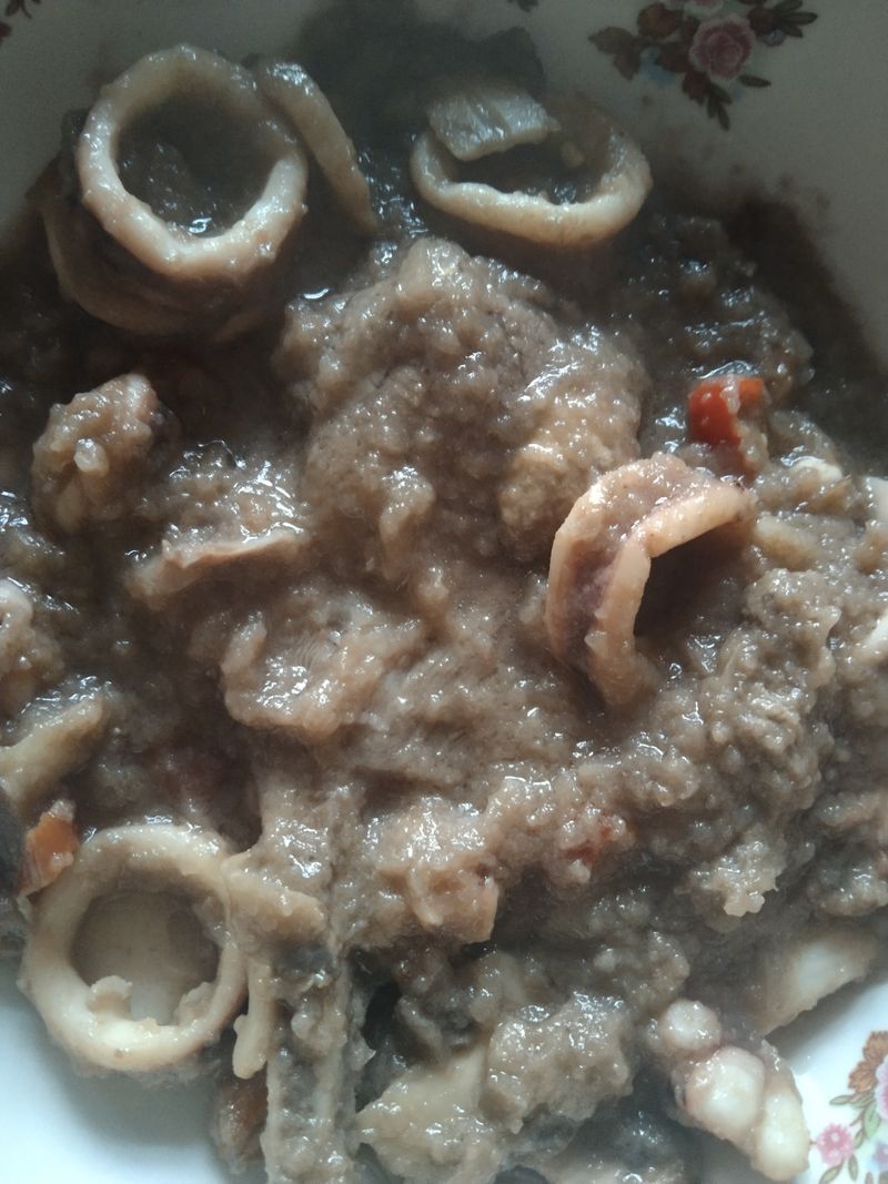 洋蔥蘑菇醬燉海陸雙併