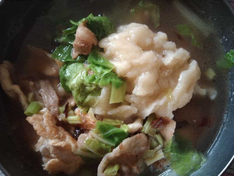 蔥油麵疙瘩