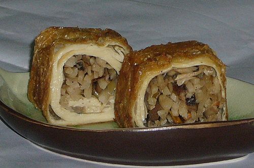 香煎豆包捲