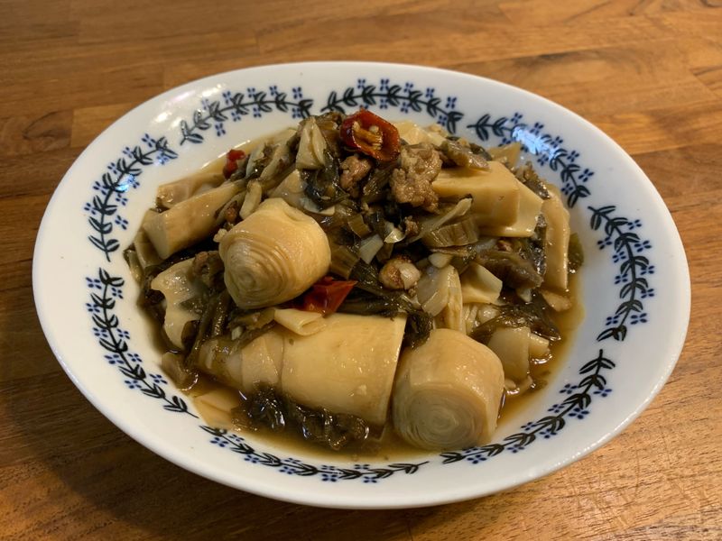 福菜煨筍茸