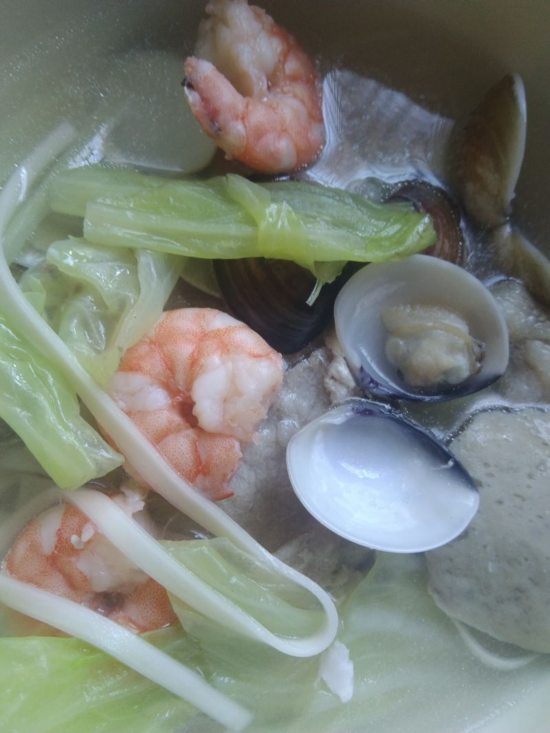 米酒海鮮麵（一鍋到底）