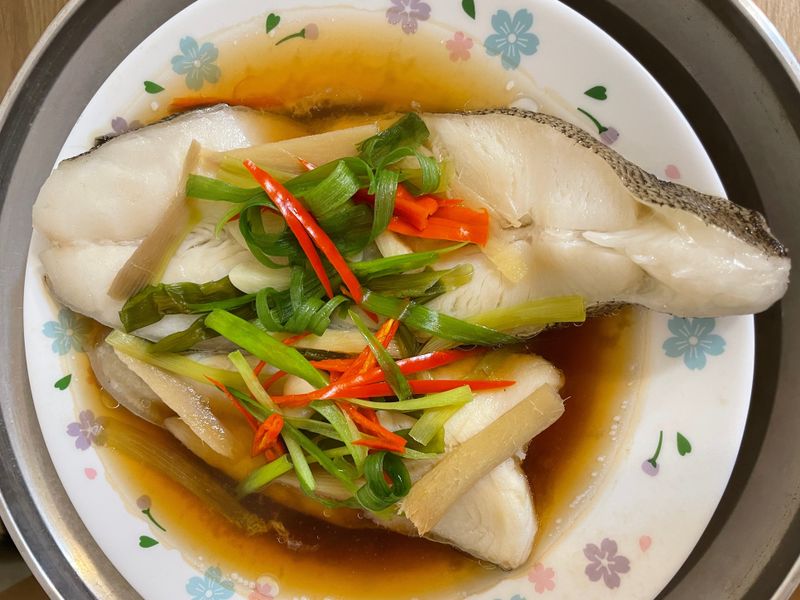 蒸鱈魚(電鍋)