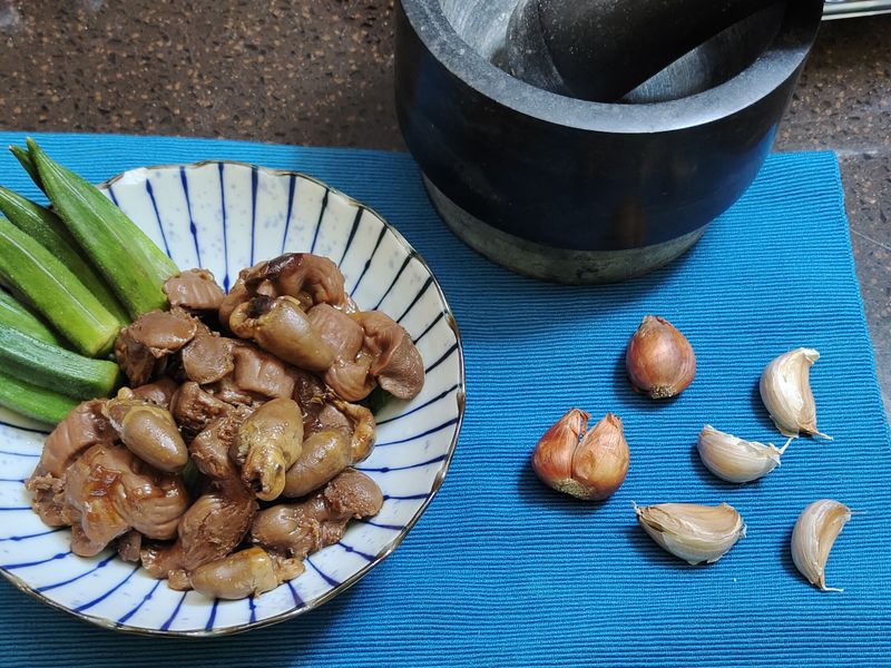 簡單滷味: 雞心雞胗