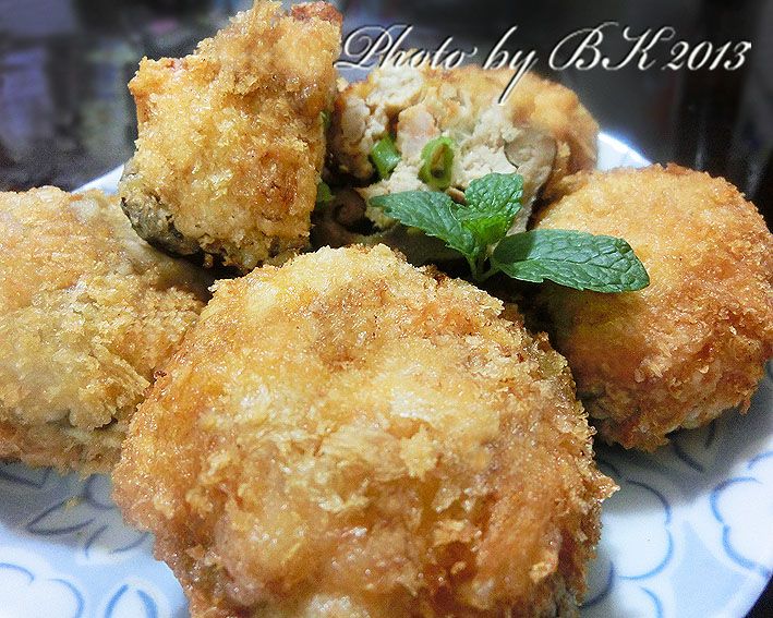 【龜甲萬樂享醍醐味】鮮味雞泥炸鑲菇