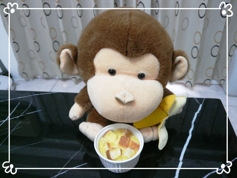 [小p猴]營養滿點~吐司布丁